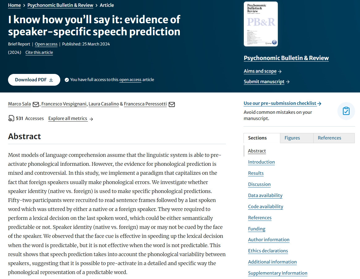 New paper by our group on phonological prediction! Congrats to Marco and co-authors! 🔗link.springer.com/article/10.375…