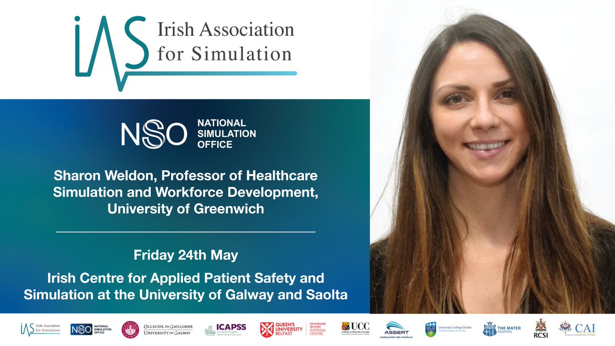 📣 Meet The Speakers! 🎙️ With just #1 month to go for @IrishSimAssoc Annual Symposium on May 24th, 2024, we would like to introduce you to our key note speakers: Professor @sharonmweldon