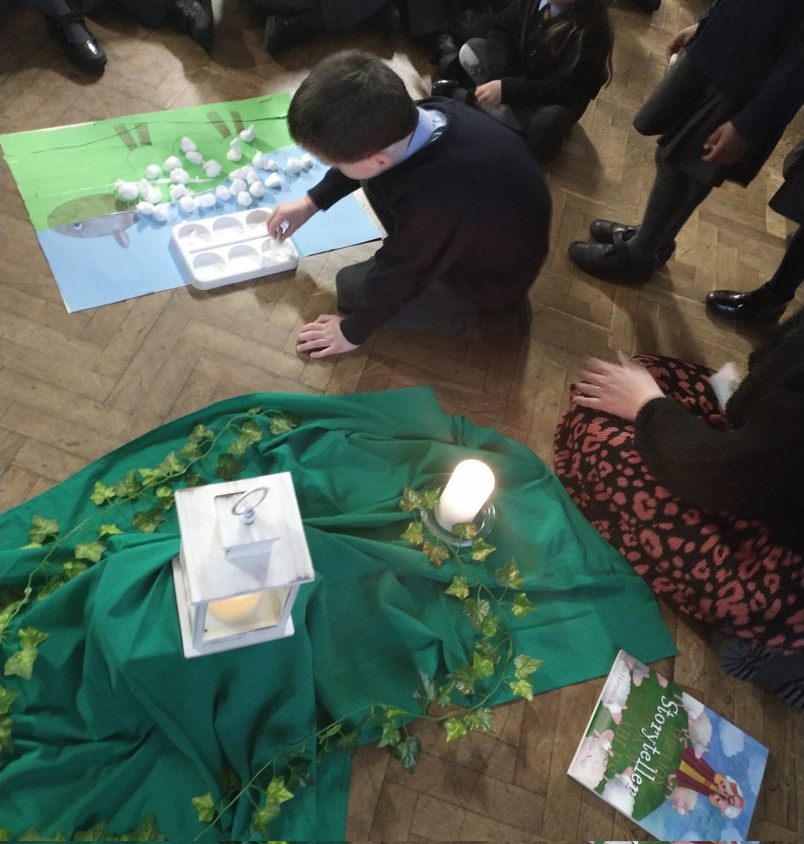 OLOPSPrimary's tweet photo. In our key stage liturgy this morning we learnt about the parable of the lost sheep. @OLOPSPrimary @OLOLCatholicMAT #liturgy #keystageone https://t.co/OHbVNmXEyE