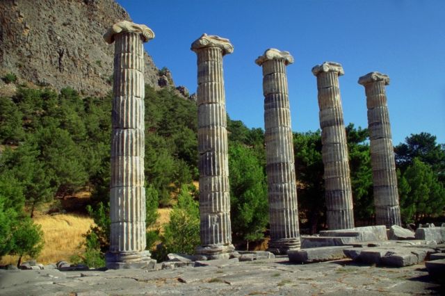I ruderi del Tempio di Athena, nell'antica città di Priene. (Turchia 🇹🇷) youtube.com/shorts/VrsDH-Z…