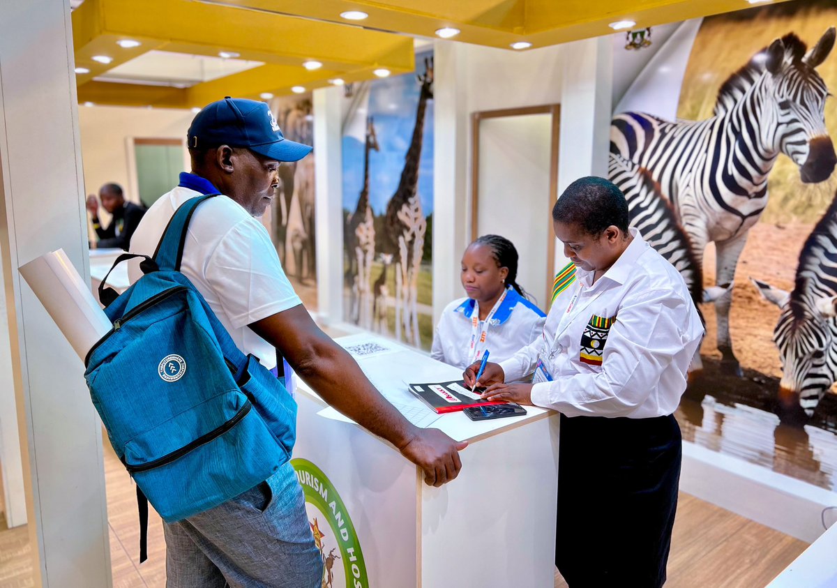 DAY 2 of #ZITF24 & #TeamTourism awaits to engage with you at this business fair. Visit us in Hall 3 Stand 3C01. 
#𝗧𝗼𝘂𝗿𝗶𝘀𝗺𝗔𝘁𝗭𝗜𝗧𝗙
#MICETourism
#BusinessTourism
#Bulawayo
#VisitZimbabwe
#ZimBho👍