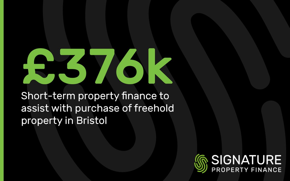 We lent £376k short term property finance to a #propertydeveloper to assist with the purchase of a freehold property in Bristol - signaturepropertyfinance.co.uk