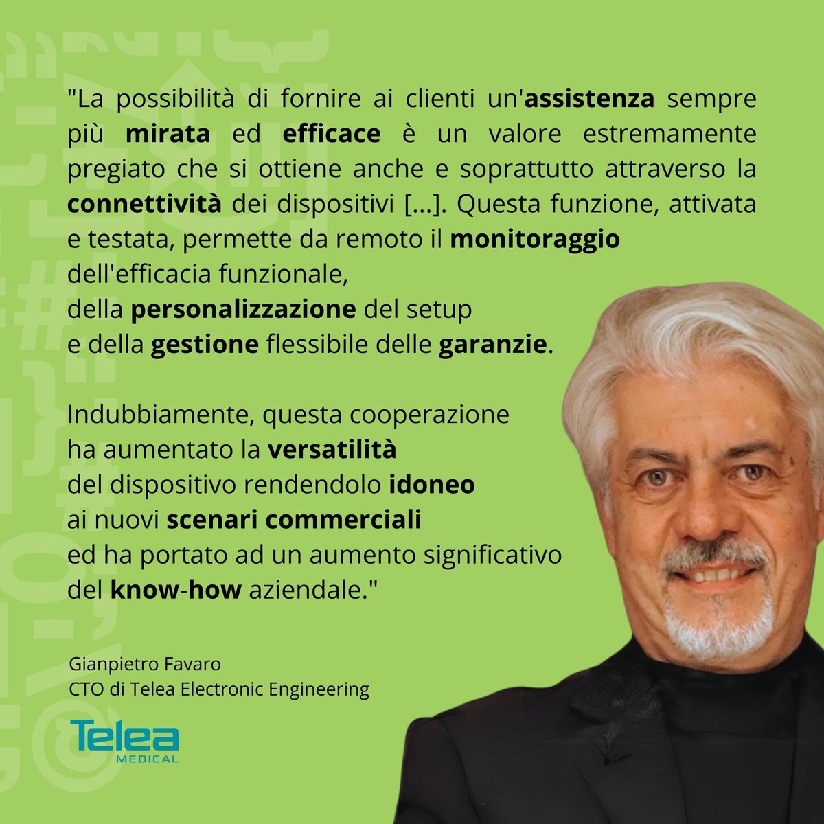 Tempestive per Telea - #iot per dispositivi medici, leggi il case study tempestive.com/case-study/tel… #tempestive #internetofthings #connettività #sanità #medical #cloud