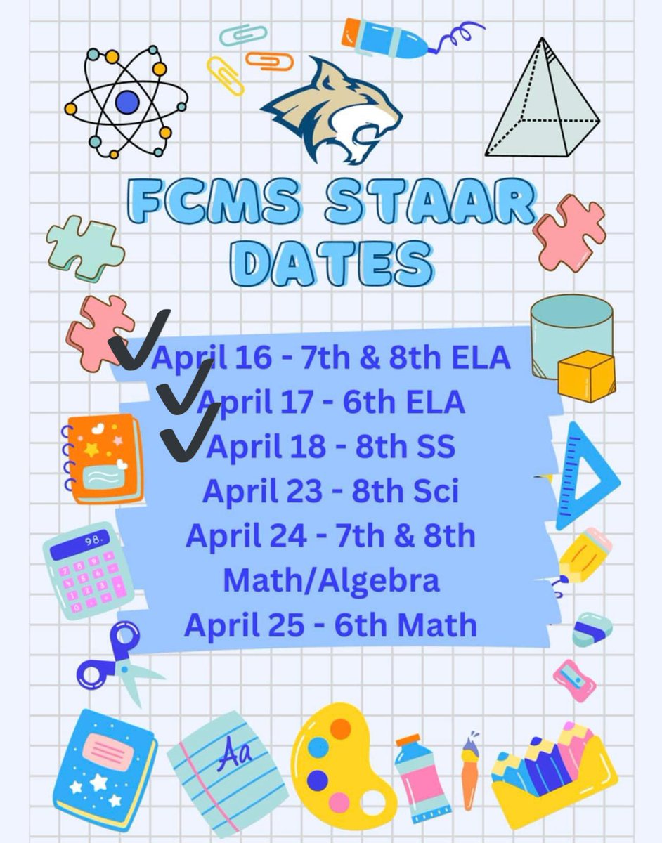 OKAY 7th and 8th grade! You are up today, last one for you guys!!! ✔️ lunch packed ✔️ book to read ✔️ leave devices in your locker