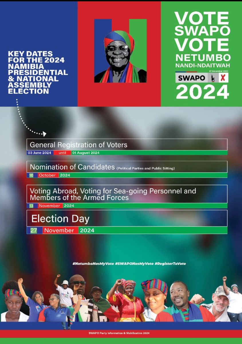 SWAPO cadres, go out and convert those who have not yet felt and touched SWAPO. Our resolve to root out corruption, to fight unemployment, and a housing backlog is cast in stone. It's not business as usual. Watch out for the SWAPO Manifesto! Watch out for the Netumbo factor!