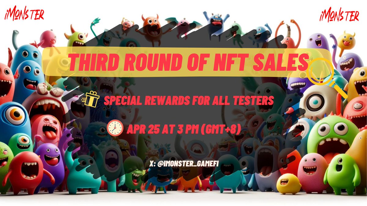 📢Important Announcement📢

We are excited to announce that the third phase of NFT sales will begin on 25 April at 3pm (GMT+8)! 
This marks an important milestone for our project and signifies our entry into a new phase. 🚀✅

Additionally, the Public Beta is coming to an end,