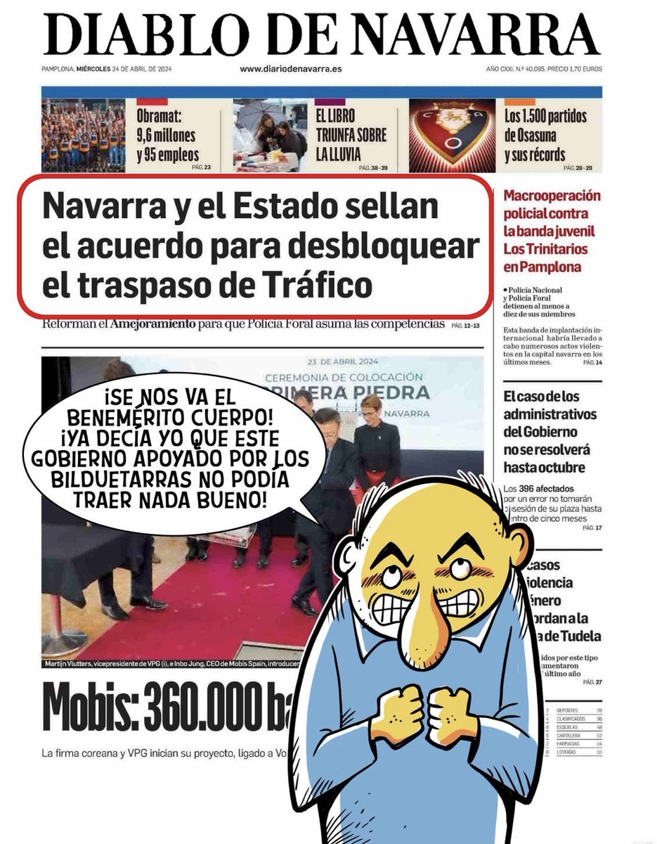 Portada Diablo de Navarra 24/04/2024