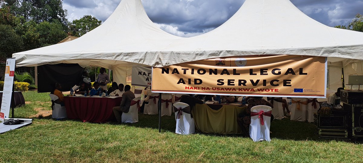 Setting camp in Eldoret as we begin the Legal Aid week that will culminate to the inaugural commemoration of National Legal Aid on Friday, 26th April. If in Eldoret and need free legal services, come to us at the County Commissioner’s grounds.
#LegalAidWeek #NLAS #AccessToJustice