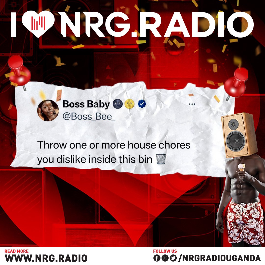 What's that one house chore that you absolutely hate?! #NRGRadioUG