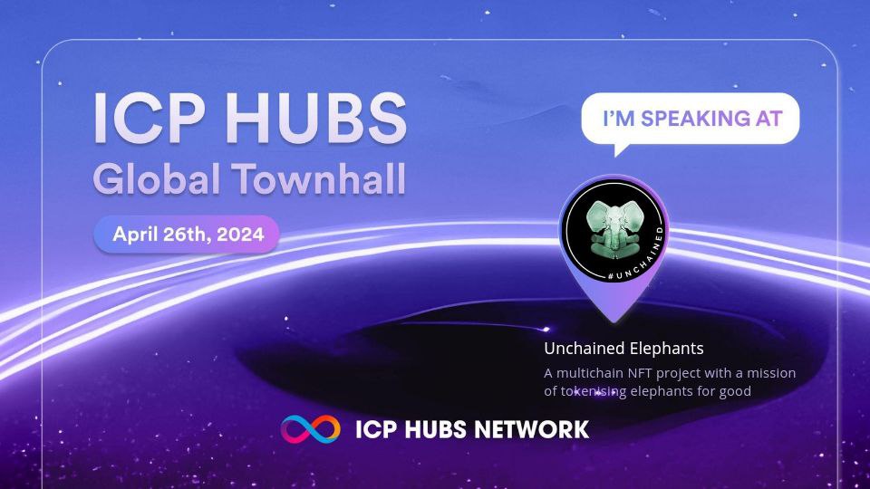 UnchainedDaniel's tweet photo. πTrunks Up!!!
πTune in this Friday 26th, we will be speaking on the ICP Global Townhall!
Yewwwπ https://t.co/rfrpxtqBMS