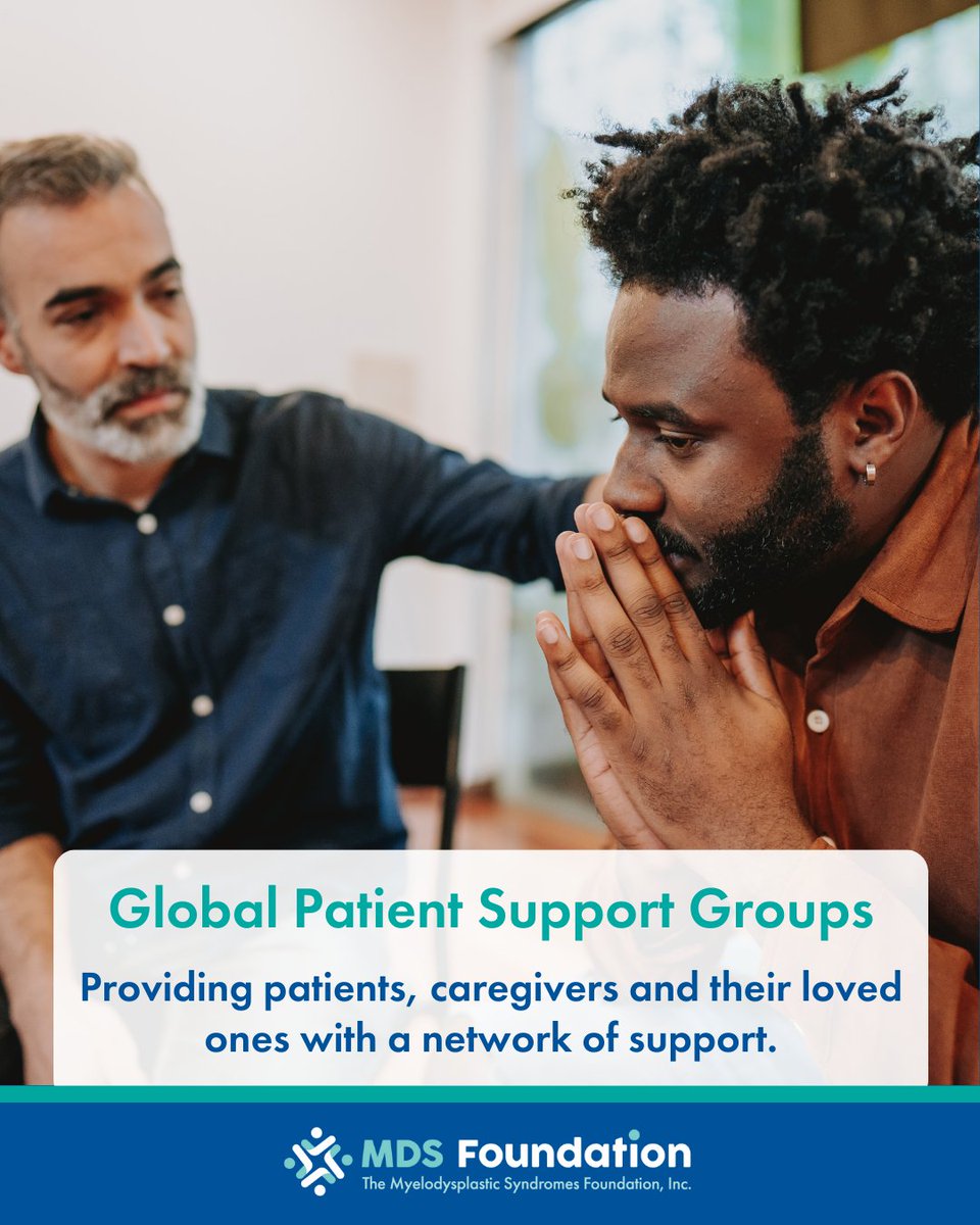 Are you considering starting an MDS support group in your area? We coordinate patient support groups worldwide and offer administrative and financial assistance. Contact Ashley at AMoncrief@mds-foundation.org to learn more. Find a support group near you: bit.ly/45TrAEG