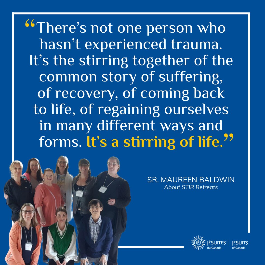 Trauma affects us all, each in unique ways. STIR retreats, led by a compassionate team, offer a communal path to recovery & self-discovery. Christina's story highlights the power of solidarity in healing. bit.ly/3vQDkvg