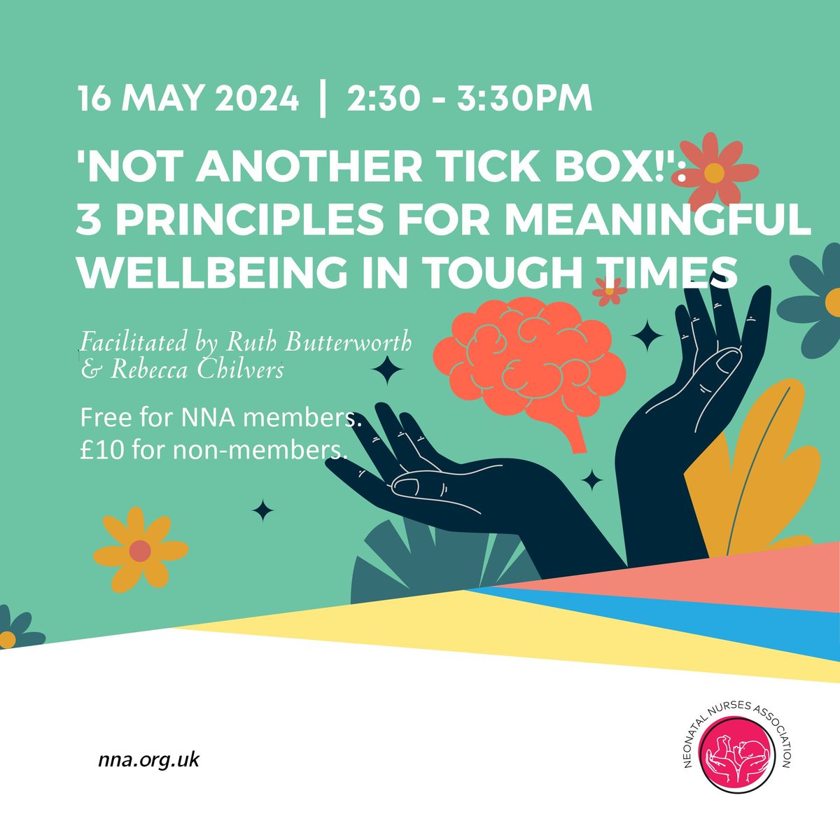 On 16th May we'll be joined by Dr Ruth Butterworth and Dr Rebecca Chilvers, Consultant Clinical Psychologists & Lead Psychologists for the NW & EoE Neonatal ODNs, for 'Not another tick box! 3 principles for meaningful wellbeing in tough times' Book here: buff.ly/4d5IdkW