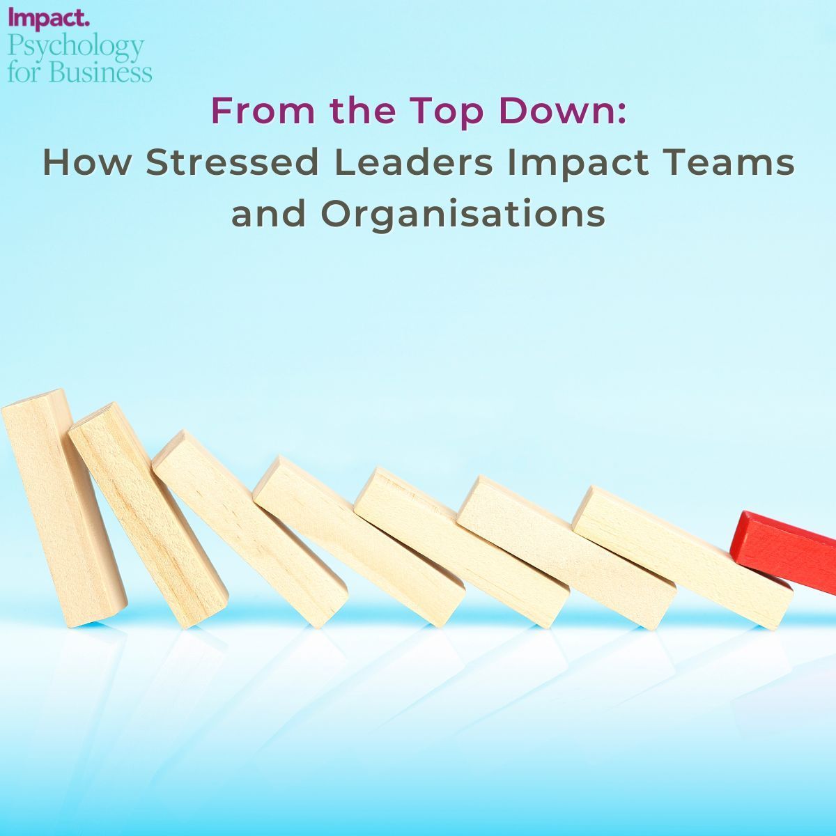 📈 In today's fast-paced work environment, the stress experienced by leaders can reverberate throughout the entire organisation, affecting morale, productivity, and overall success. 

Read more here: buff.ly/4auEdIX 

#StressAwarenessMonth #WorkplaceWellness