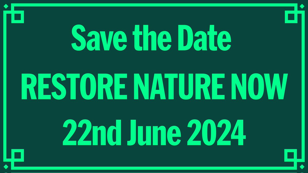 Are you angry at the state of UK nature? Join us in London on 22 June, on a peaceful march to deliver a clear message to politicians📢 #RestoreNatureNow We’re inviting you to join us and create a positive future for nature🌱 Read more & sign up👇 restorenaturenow.com