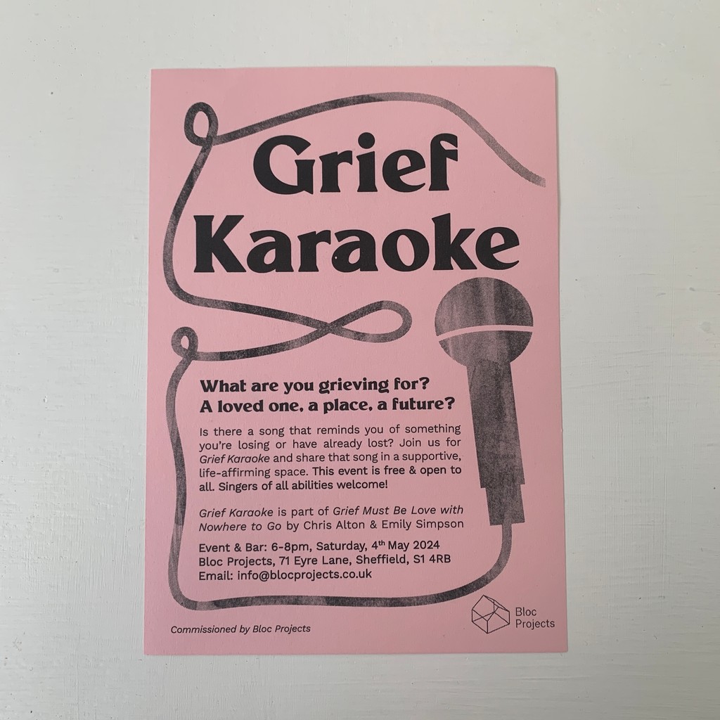 🎤 Grief Karaoke ~ Sat 4th May 6-8pm Is there a song that reminds you of something you’re losing or have already lost? Join us for Grief Karaoke & share that song in a supportive, life-affirming space. Free and open to all. Just show up! Singers of all abilities welcome.