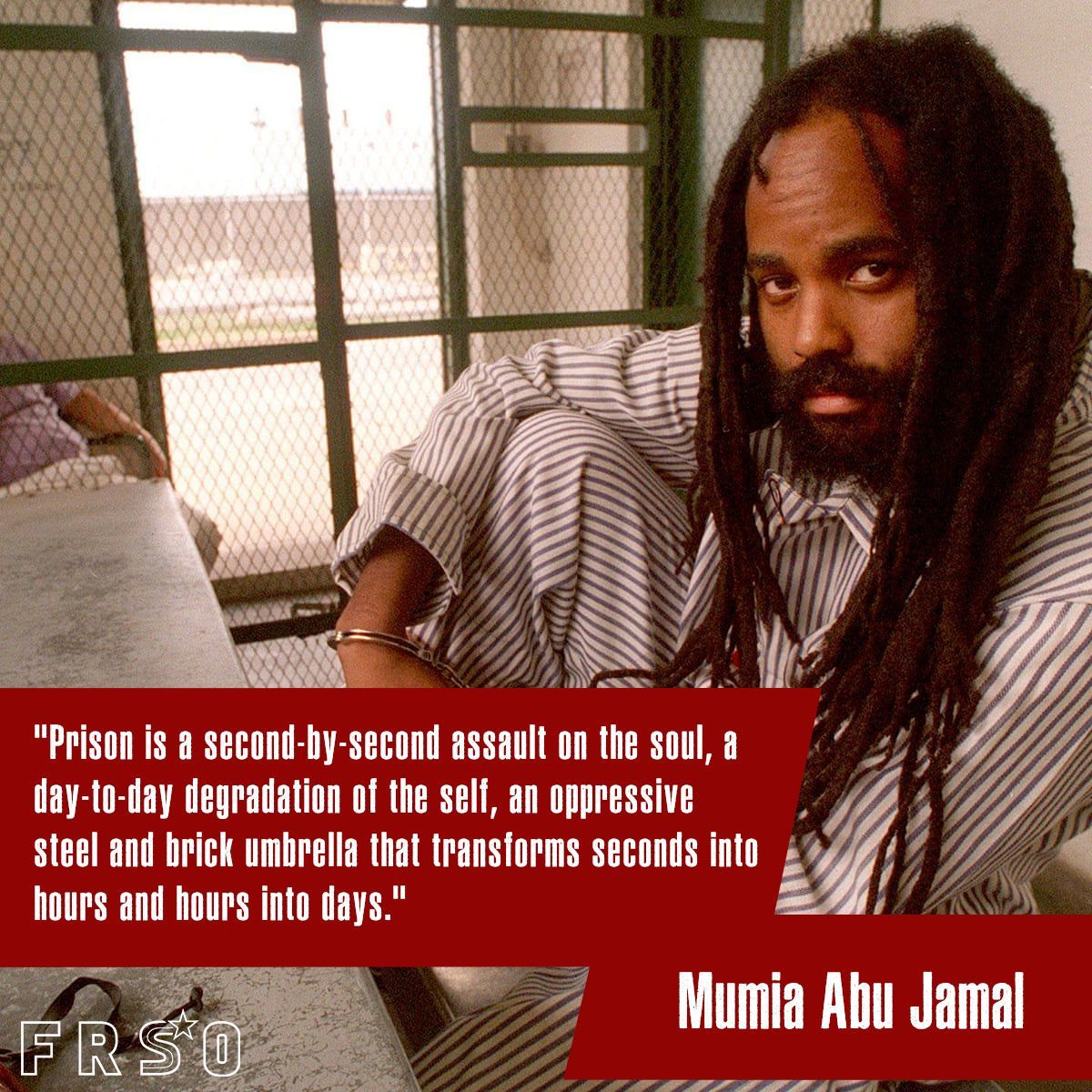 #OnThisDay 04/24/1954: Mumia Abu Jamal was born. He is a former #BlackPantherParty member & revolutionary journalist who has been a #PoliticalPrisoner since 1981. He was on death row until 2012, when a decades-long campaign succeeded in stopping his execution. #FreeThemAll
