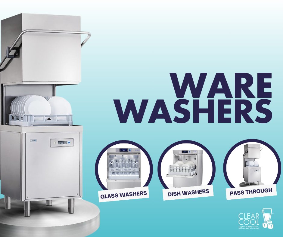 Discover our selection of Warewashers: from Glass Washers to Dishwashers and Passthrough Dishwashers, all ready for installation! Did you know we offer assistance for any last-minute replacements on all our equipment? Reach out to us today: clear-cool.co.uk/pages/contact-…