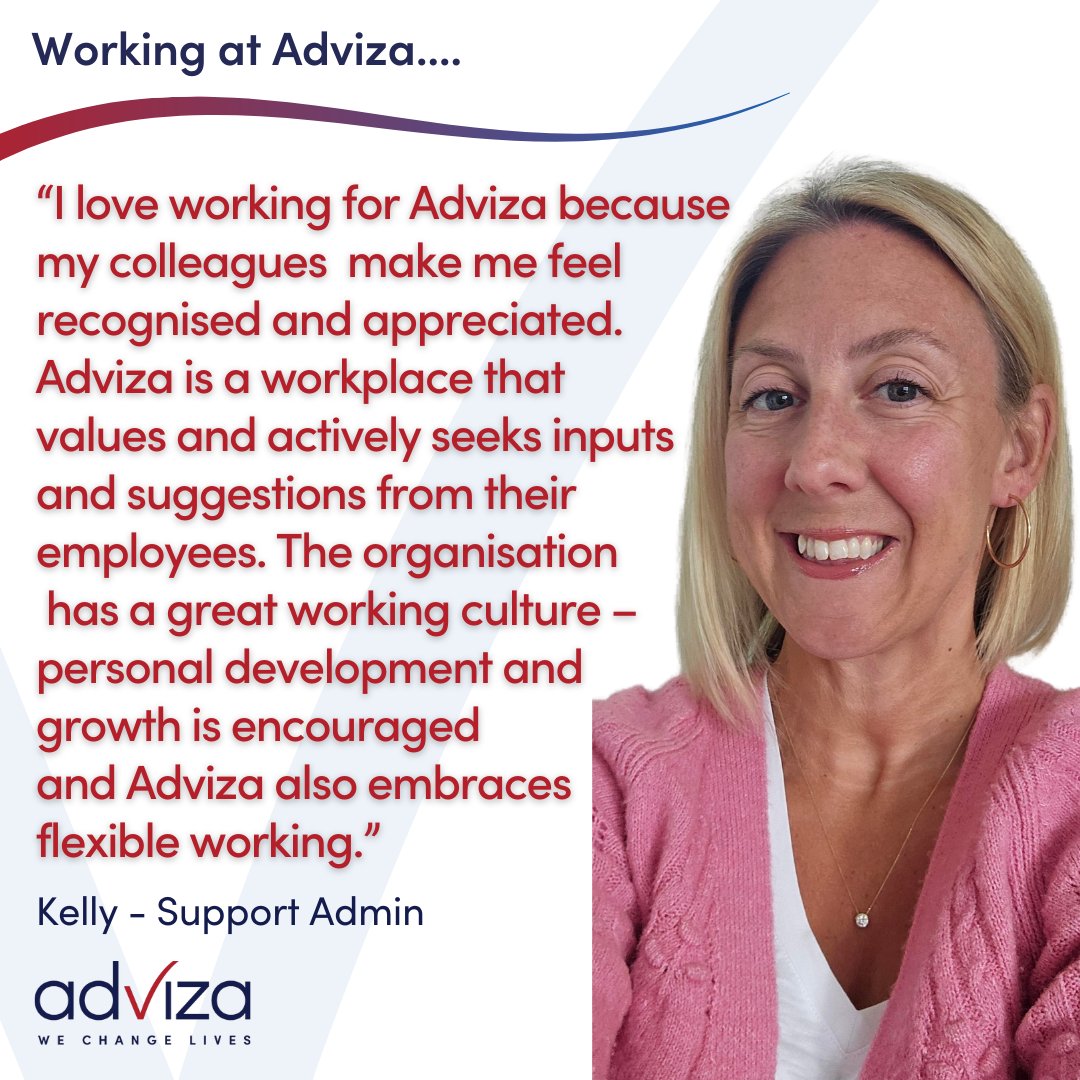 Join our team and be part of a workplace where your contributions truly make a difference. adviza.org.uk/Pages/Category… #careeropportunities #makeadifference #dedicatedteam #careergrowth #joinourteam #workwithus #charitywork #wechangelives