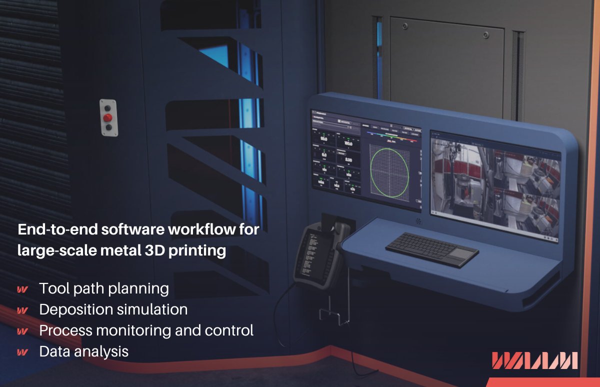 waam3d's tweet image. Take complexity away from part building.

The range of WAAM software we have to offer allows you to plan, test, visualise and control the entire WAAM process.

Find out more ➡️ hubs.li/Q02s5FP40

#3dprintingsoftware #3dprint #additivemanufacturing