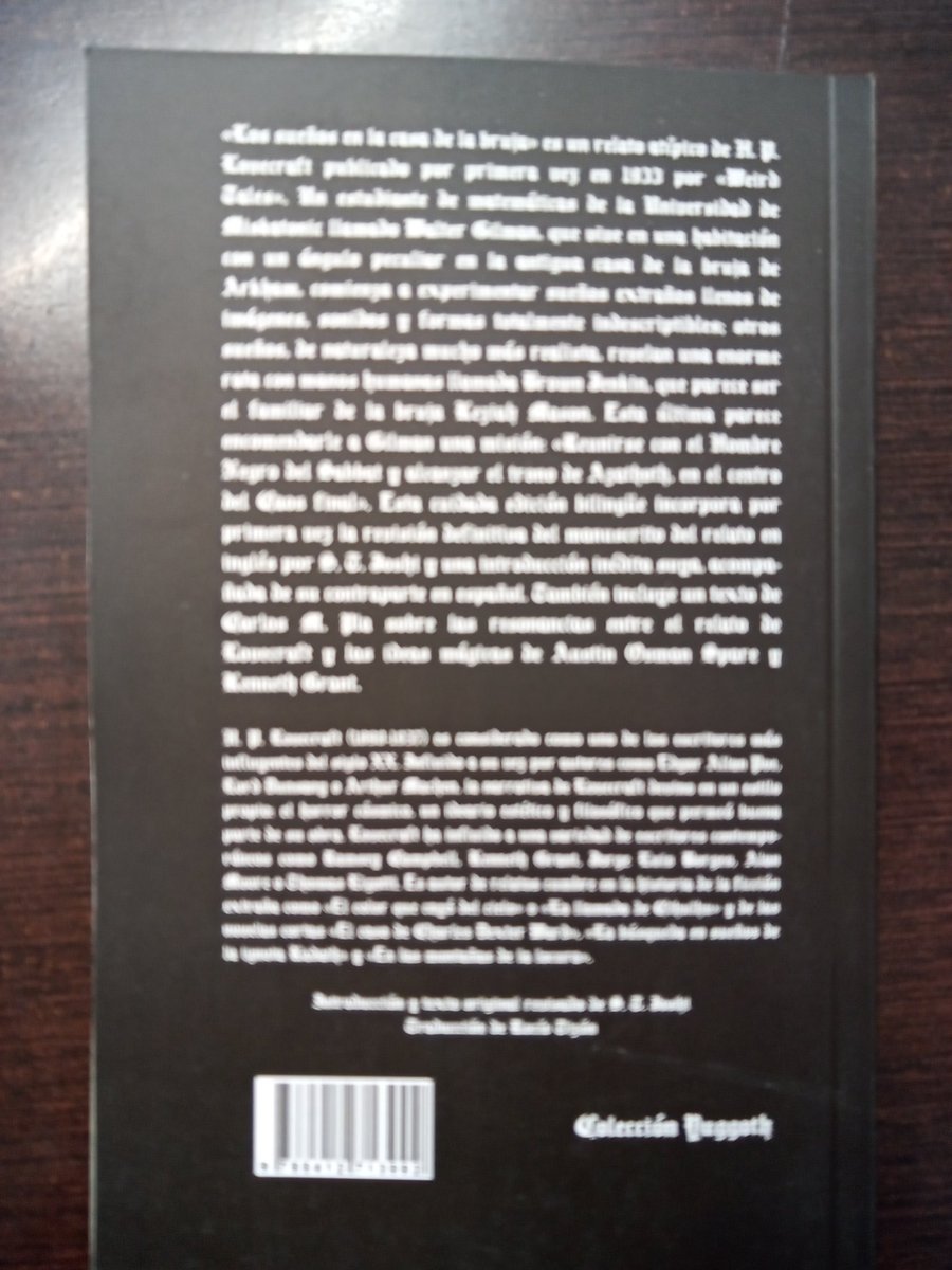 Ya en @MakimonoComics!!!
Los sueños en la casa de la bruja (Edición revisada bilingüe)
@AuroraDoradaEd
#Lossueñosenlacasadelabruja es un relato atípico de #HPLovecraft publicado por primera vez en 1933 por #WeirdTales.