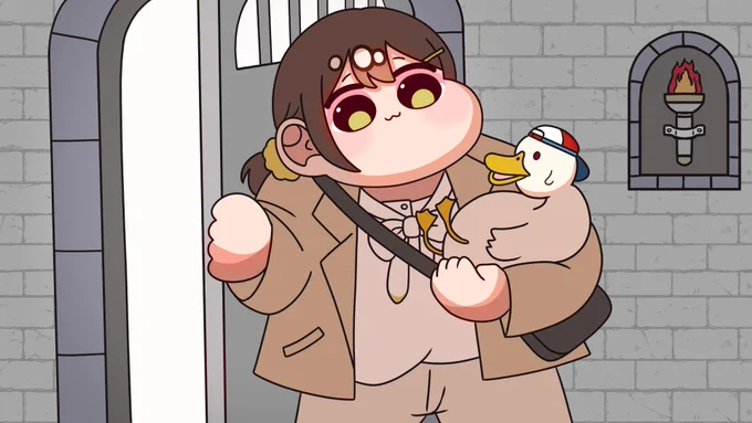 知らないうちに監禁部屋に連れてかれるアヒル

【手描き】https://t.co/8FzUWhMfQr

 #プロテインザスバル   #いろはにも絵を 