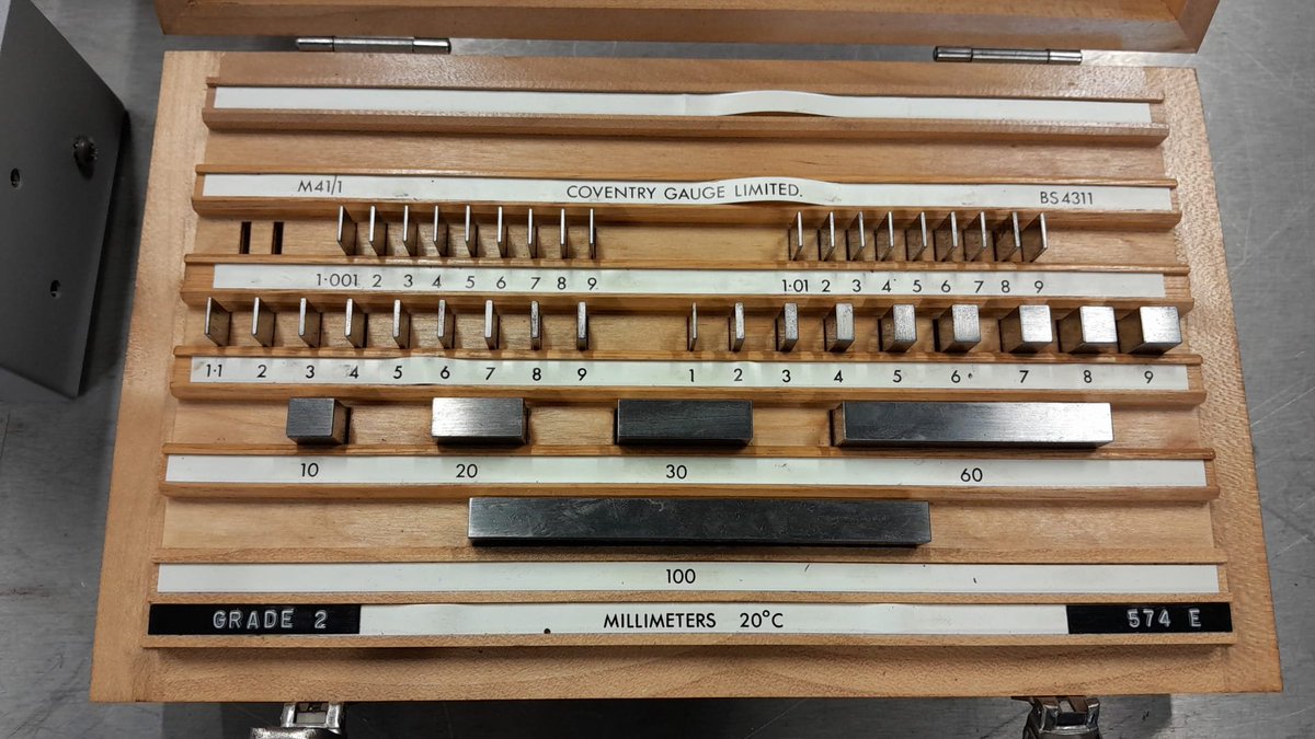 Our technician <a href="/Galway_Research/">University of Galway Research & Innovation</a> <a href="/uniofgalway/">Ollscoil na Gaillimhe | University of Galway</a> found these gauge blocks to calibrate sensors. A fascinating find indeed! 🔧