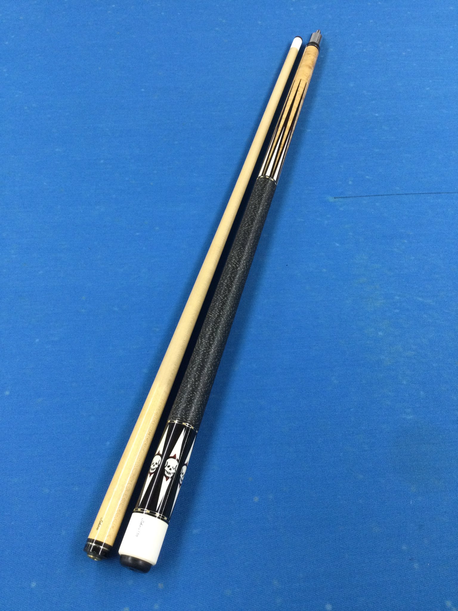 00s ビリヤードキュー スカル柄 ハードケース付きarchive y2k ビリヤード キュー スカル 00s ビリヤードキュー スカル柄 ハード