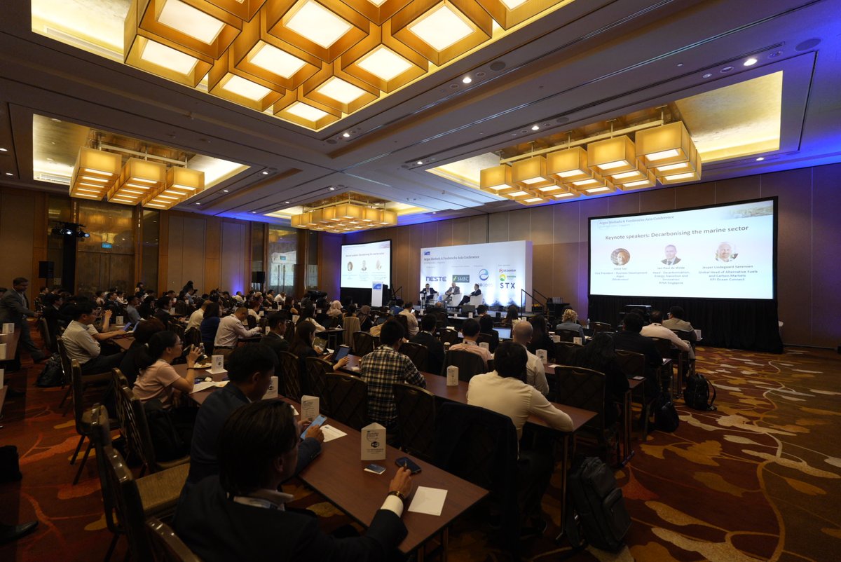ArgusMedia's tweet photo. The 2024 Argus Biofuels & Feedstocks Asia Conference (22-24 April) has drawn to a close, marking the end of an engaging three-day event!
Pre-register your interest for 2025 here: https://t.co/mTjUyOQLH1
#ArgusBiofuelsConference #ArgusBiofuels #biofuels https://t.co/IXd4zzRoEC