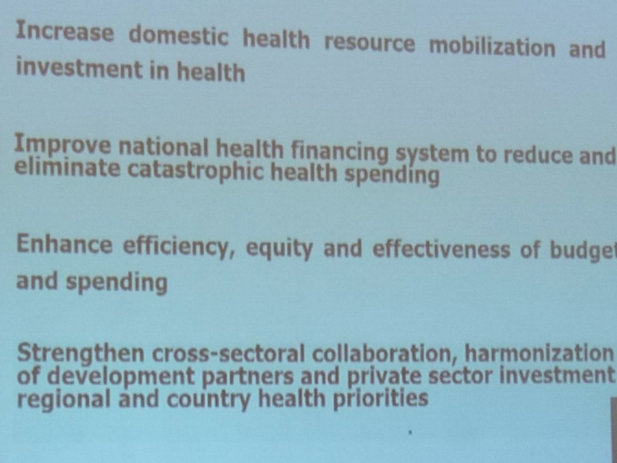 The Regional Health Financing Hubs Technical meeting held today in Accra has emphasized the need to increase Health resource mobilisation and coherence of investment in Health, enhance efficiency,equity and effectiveness of budget allocation and spending