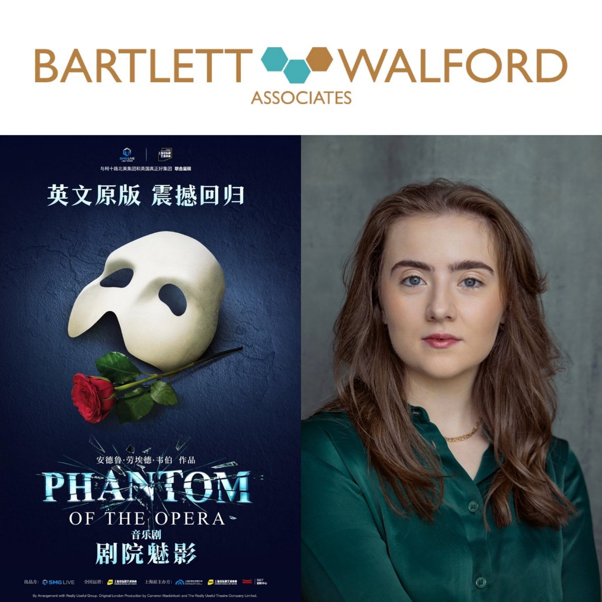 GRACE WHYTE joins the International Tour of THE PHANTOM OF THE OPERA. 

A dream show, for a stupendous talent.
Incredible scenes. I will never ever forget that call telling her she got the job.

We are insanely proud of you, Grace. YOU DID IT <a href="/gracewhyte_/">grace whyte</a> 

<a href="/potoworldwide/">The Phantom of the Opera</a>