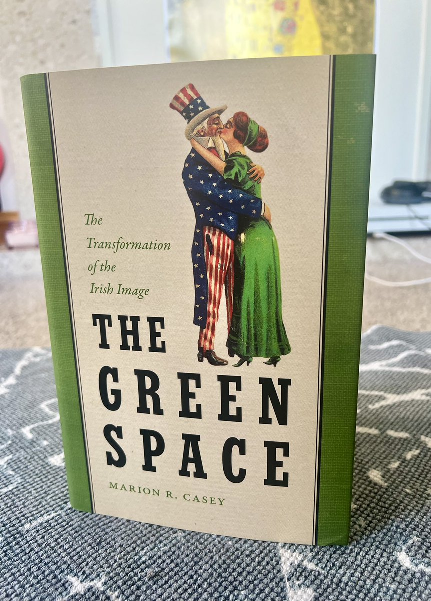 I feel like a kind of kindly aunt to this wonderful contribution to the historiography of Irish America. Very proud of @greenspace2024 Can’t wait to celebrate at @acis2024 @NYUpress @IrelandEmbUSA @IrelandinNY