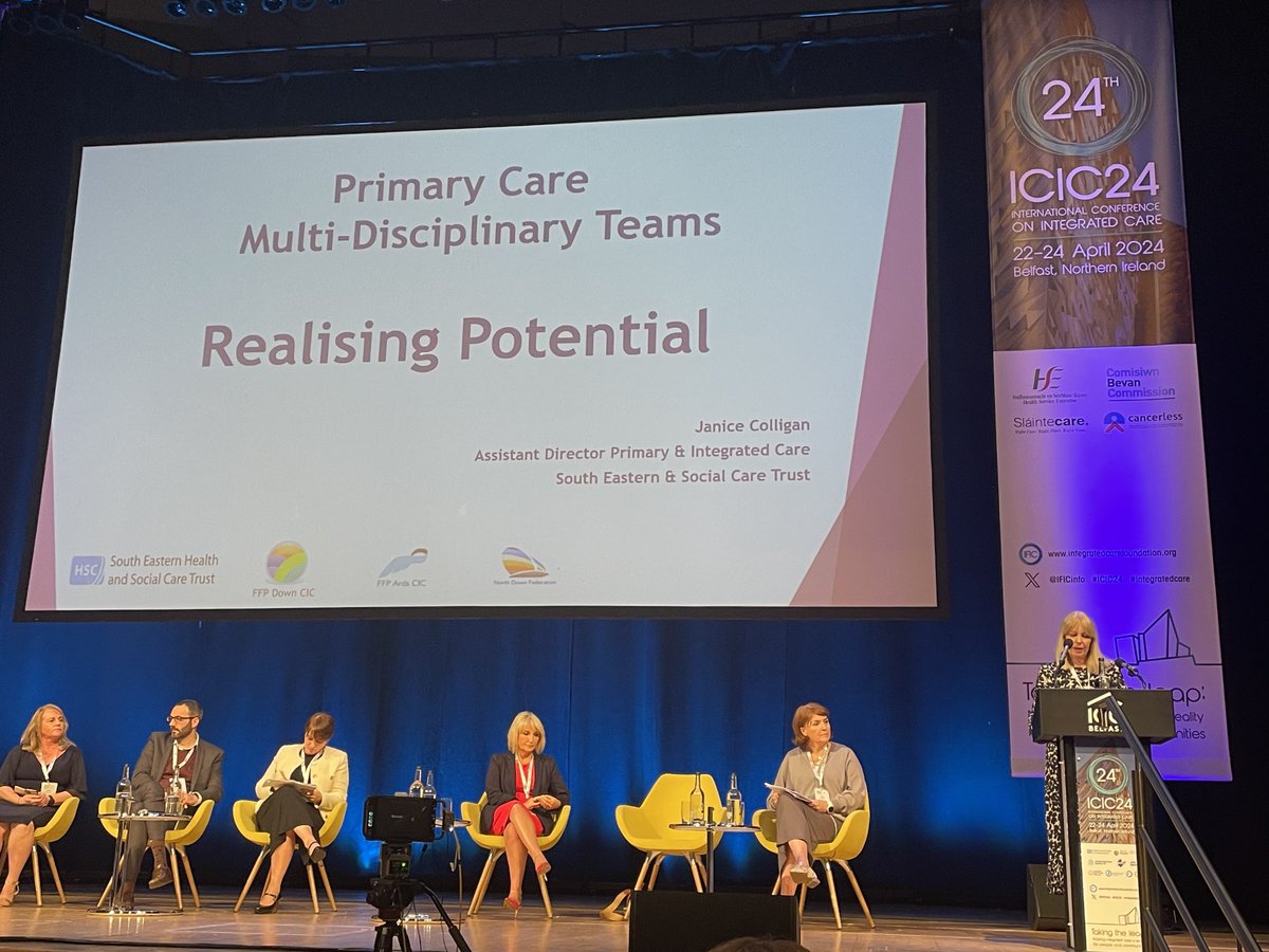 Janice Colligan shares ⁦⁦@setrust⁩ experiences of realising potential within primary care multi-disciplinary teams #icic24 ⁦@CMDickson100⁩