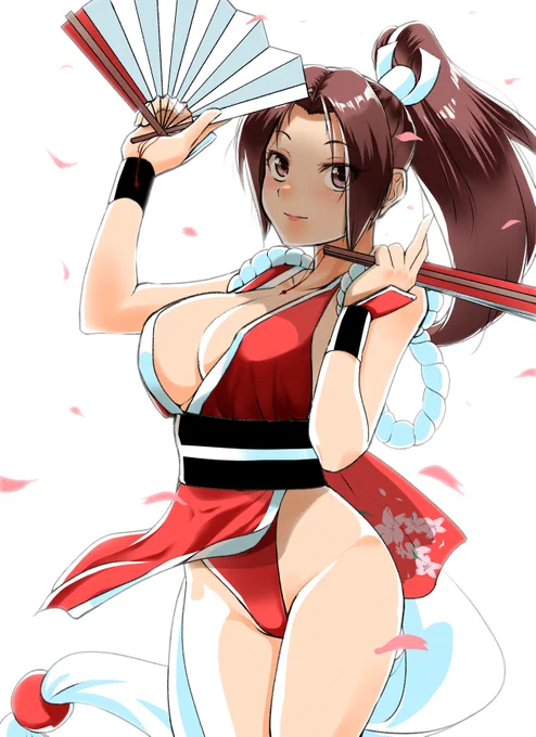 #軽い気持ちで作ったら思った以上に反響があった作品PC新調してクリスタの鉛筆筆が楽しかったのでサクッと描いた不知火舞さん、載せたらあっという間に1000超えで驚きました(*'▽`*) 