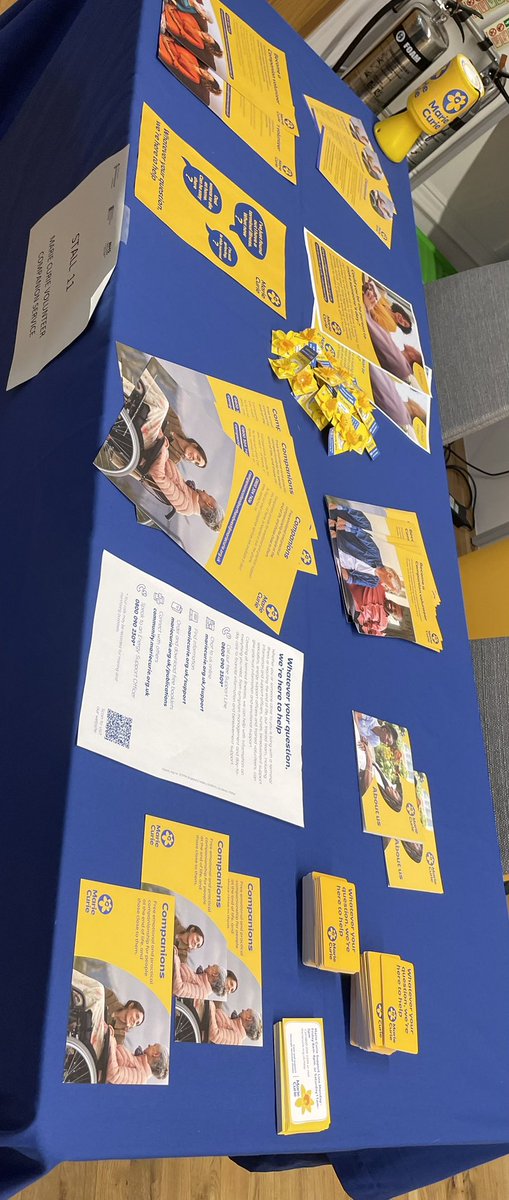 Delighted to be part of the @EastDunHSCP services day, thinking all about all things Companion Service @MarieCurieSCO! ☀️is shining pop in and find out how Companion s can help make end of life care better for all!