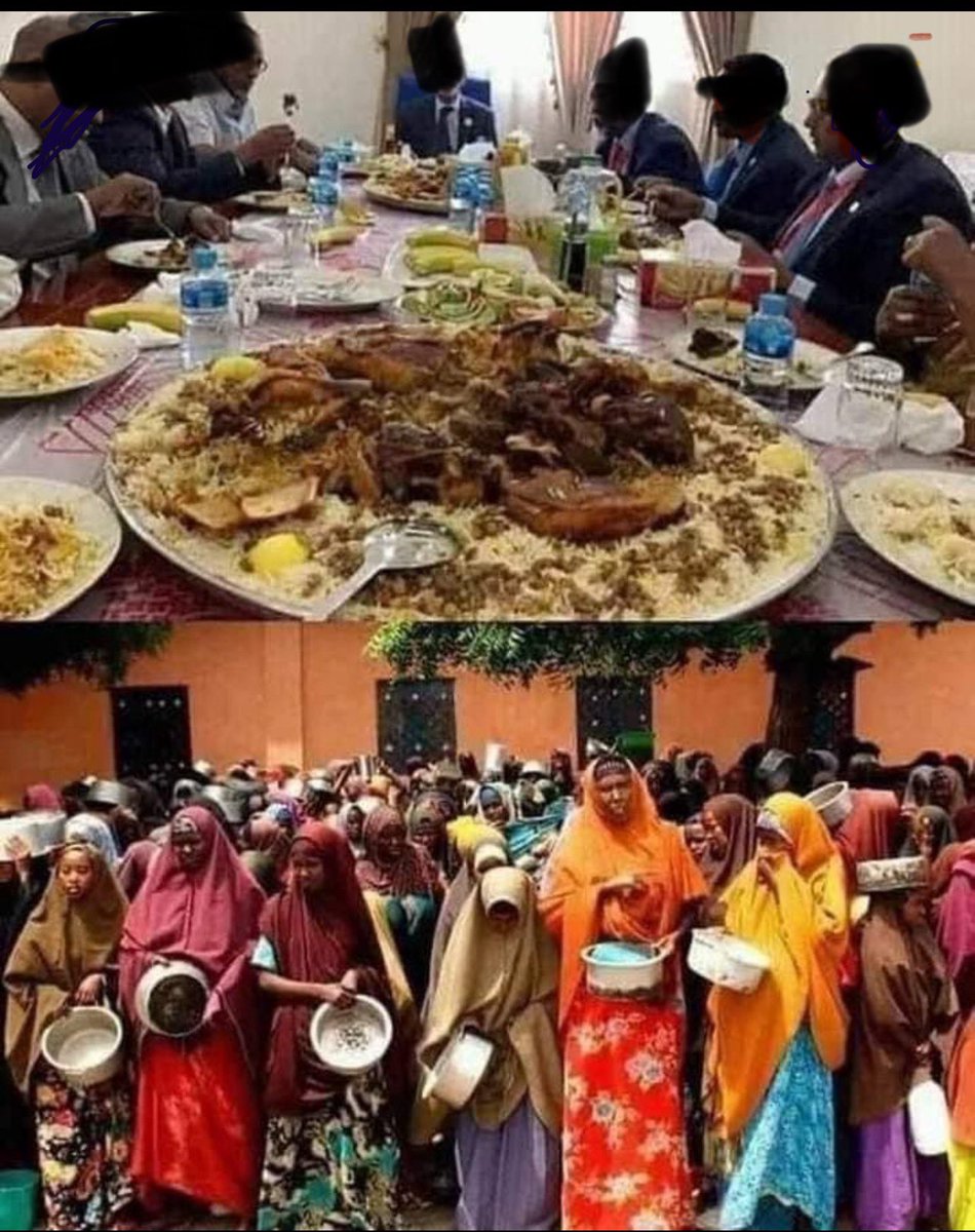 A man is the one who feeds his own people “women & children” .  Somalia needs , effective leadership that involves empathy, compassion , and the ability to make decisions that benefit the collective good. Keligii cune can’t lead. #SharingIsCaring #FoodForThought #Somalia