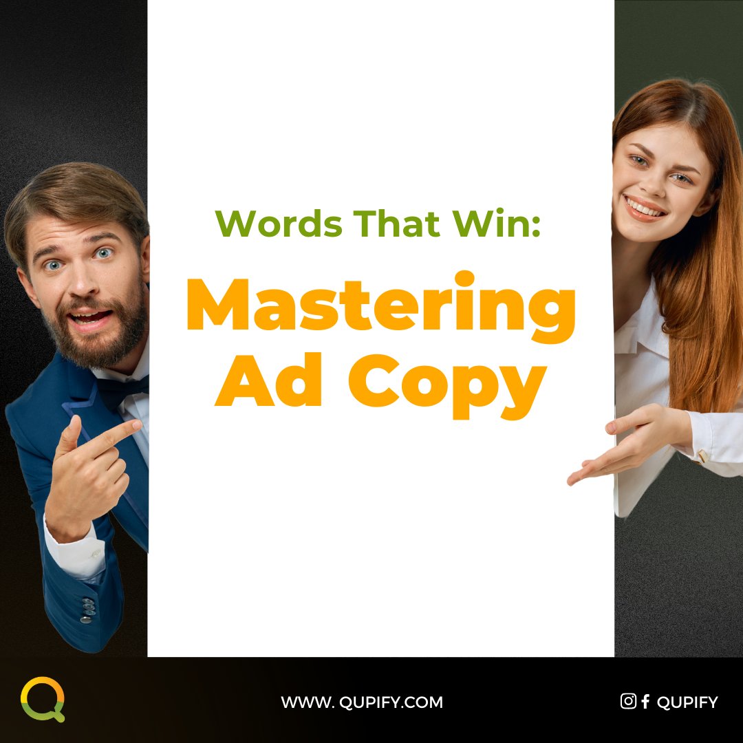 ✏️ The right words can turn an ad from good to great. Discover how to write compelling ad copy that grabs attention and inspires action. Get the full guide on our site. 🌐 qupify.com 📧 hello@qupify.com #AdCopy #MarketingTips