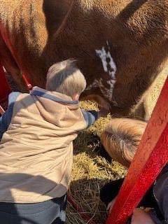 Through the support of the WLS Foundation, Ms. Steele took all of her Hiawatha 2nd graders to a farm, where they learned all about caring for animals! The kindergarteners even tagged along too! If you would like to help fund amazing experiences, donate at wlsfoundation.org!