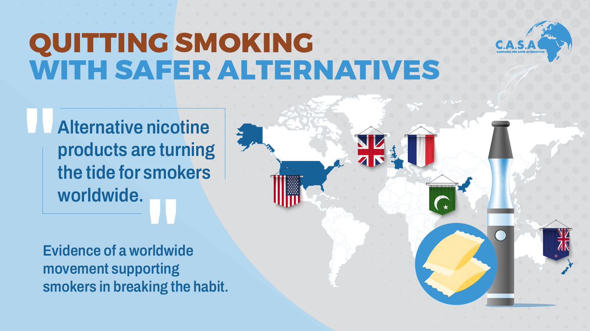 All safer nicotine products are crucial in helping smokers transition to a low-risk alternative to smoking. Regulation for safer nicotine products must reflect the risks relative to the risks from smoking #SaferAlternatives #HarmReduction #Vaping #NicotiePouches #HnB #Nicotine