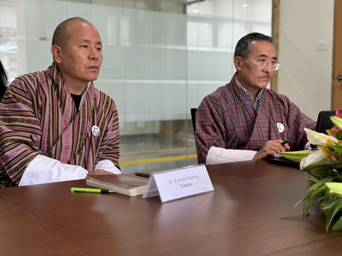 RobbieBisset's tweet photo. .@theGEF commitment & contribution to sustainable finance for conservation dates back 30 years - #Bhutan was the recipient of its second-ever grant ➡️ @BTFEC
CEO @cmrodrigueze met leaders of the conservation trust fund, GEF agencies & govt officials to discuss future cooperation https://t.co/d8vIq5wuDq