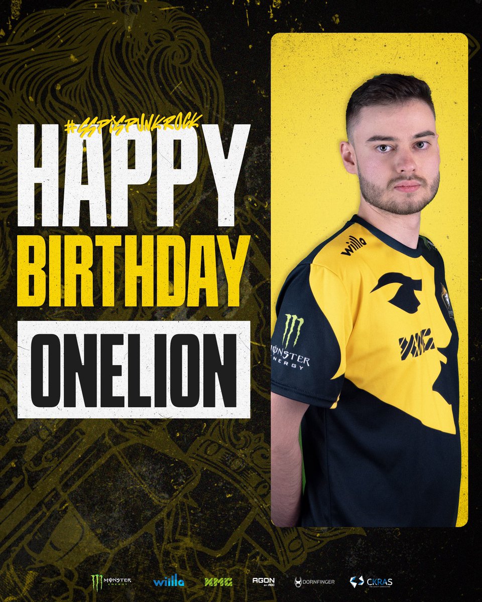 Wednesday? Nah! Today is @OneLionCS Birthday! Happy birthday from all of SSP, hopefully you have a great day 🥳🥳 #SSPisPUNKROCK