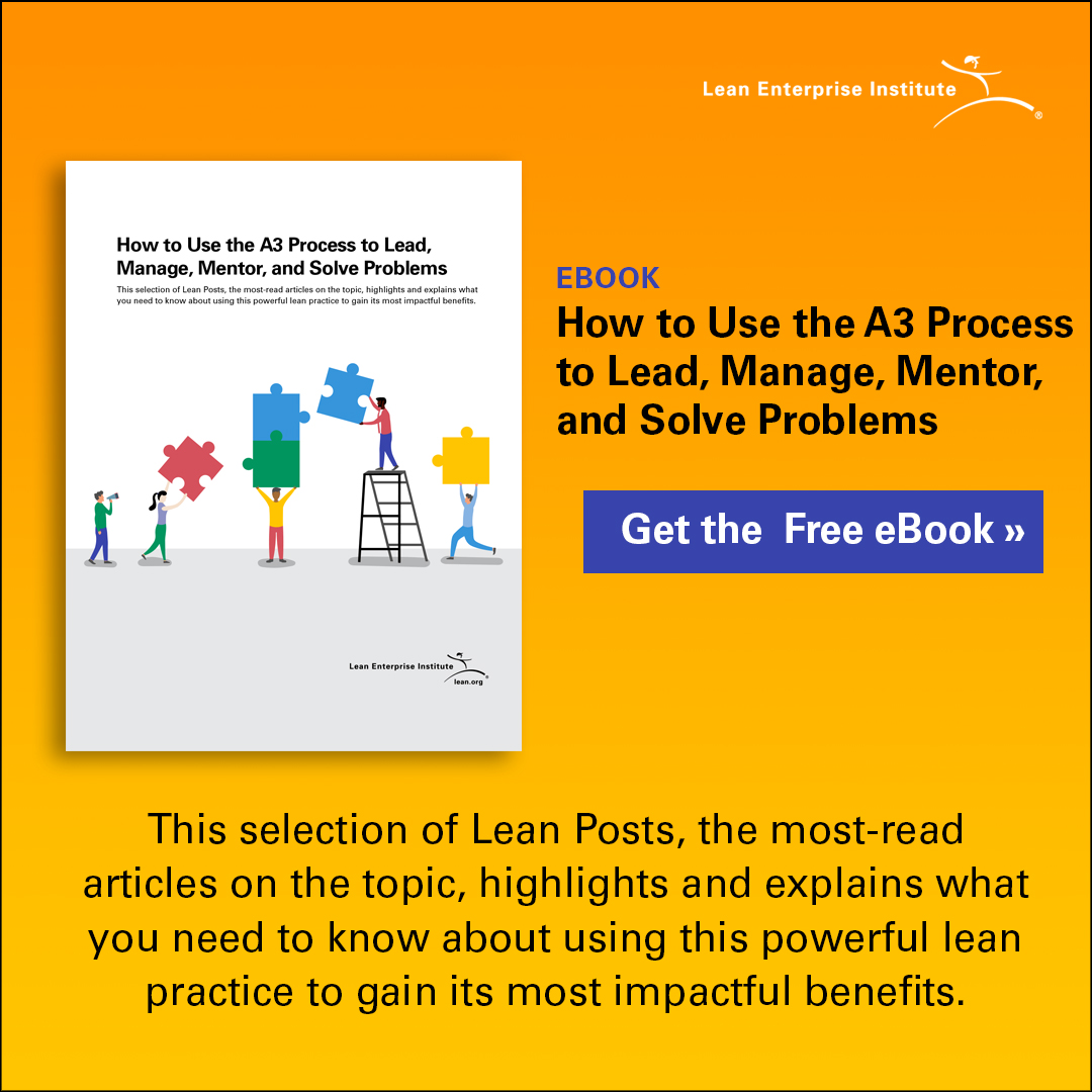 Learn how to use the A3 process to lead, manage, mentor and solve problems in our free ebook! Download the ebook today: hubs.li/Q02tQ1V70 #A3 #ProblemSolving #LeanLeadership #LeanManagement