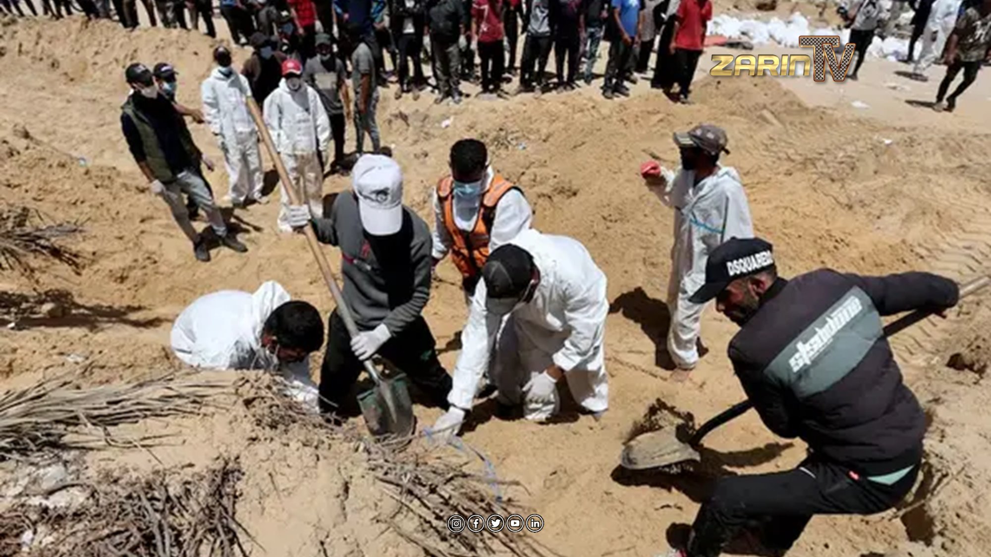 Horrified UN human rights chief discovers mass graves in Gaza