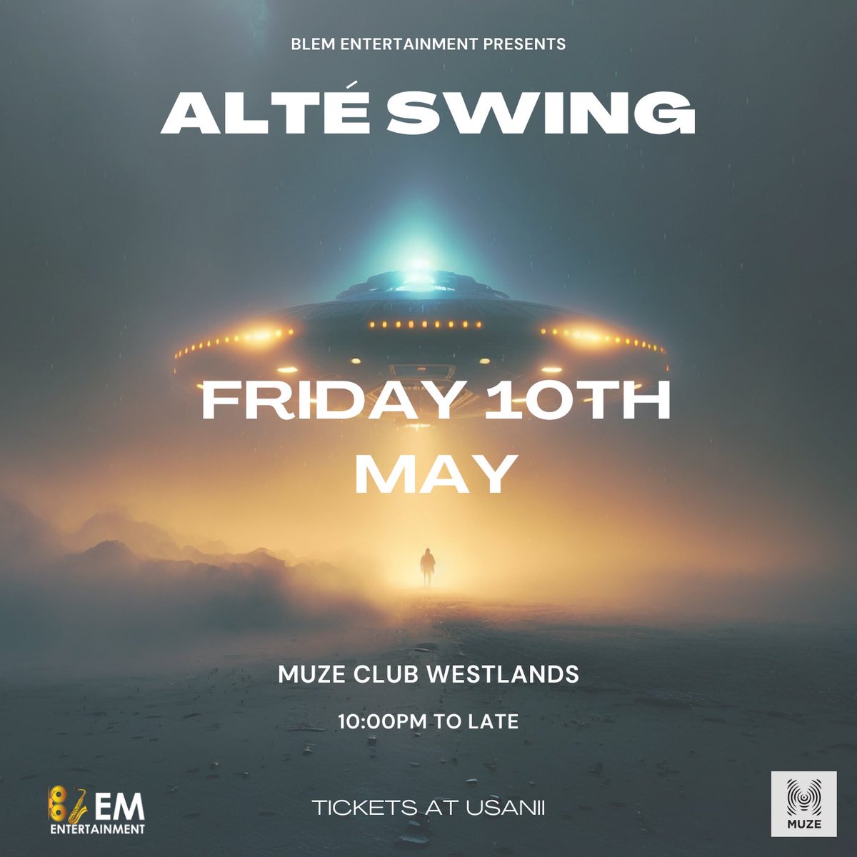 We are super stocked to announce that we’ll be dance again soon.
We can’t wait to see you on Friday 10th May <a href="/muzeclub/">MUZE</a> 
Save the date
Limited die hard tickets are available (Link in Bio)
usanii.ke/alteswing
