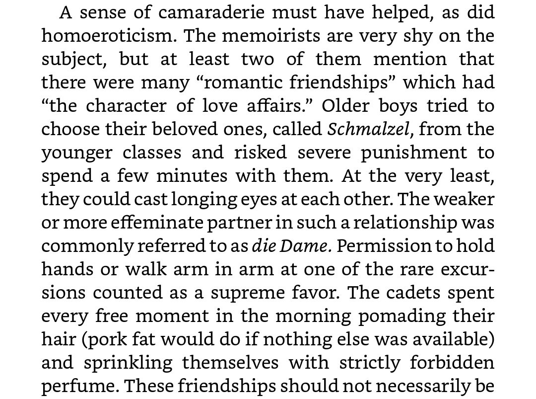 Prussian officer cadets: ja helmut I think it would be fun if we gave each other duelling scars und invented fascism Austrian officer cadets: