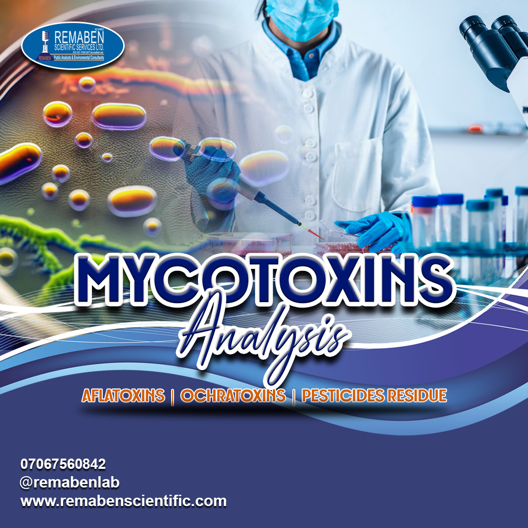 remabenlab's tweet photo. Mycotoxins are toxic compounds produced by certain fungi that can contaminate food and feed, posing serious health risks to humans and animals. 

#Mycotoxins #Analysis #organic #quality #pollutants #food #water #testing #lab #remaben https://t.co/tJsT5tGDDg