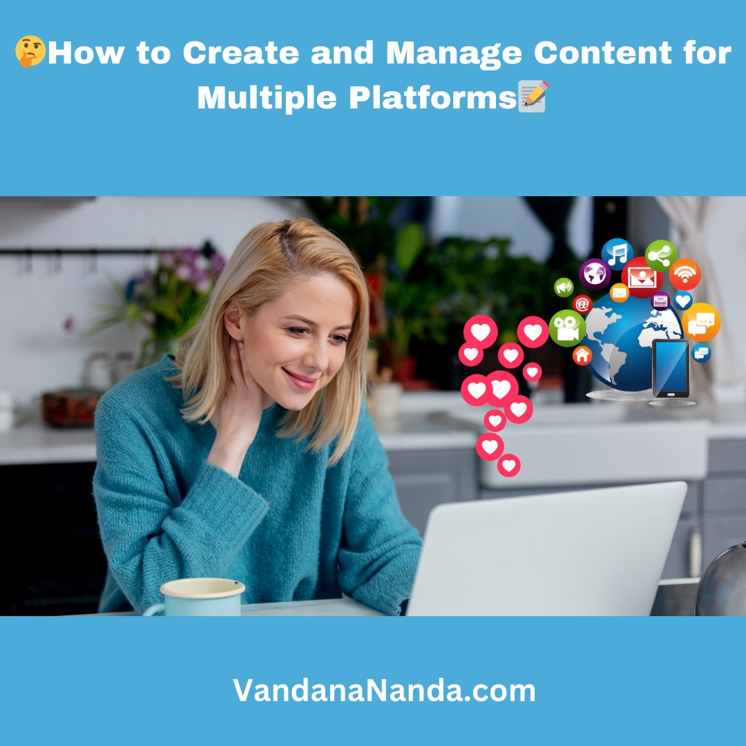 🤔How to Create and Manage Content for Multiple Platforms📝
vandanananda.com/post/how-to-cr…
#ContentCreation #Content #ContentMarketing #ContentSharing