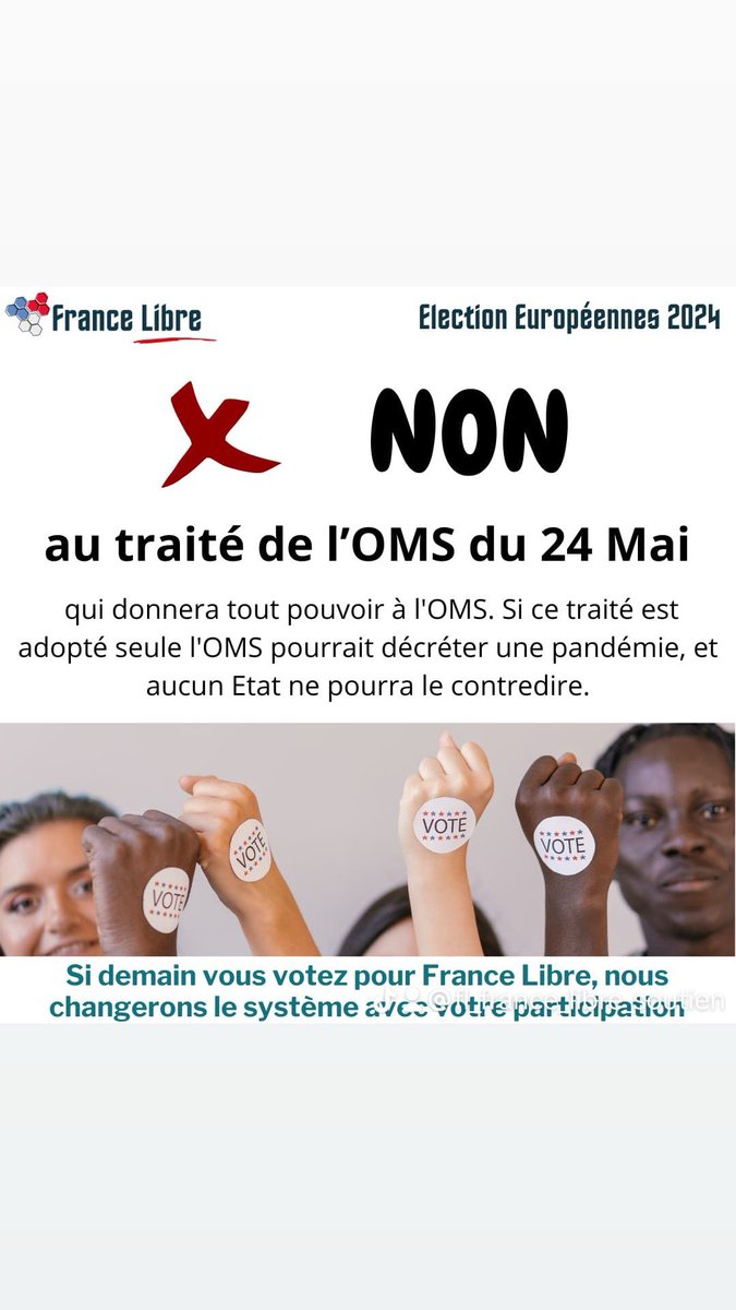 #democratie #Elections2024 #Europeennes2024 #OMS #listecitoyenne #pourtoi #francelibre