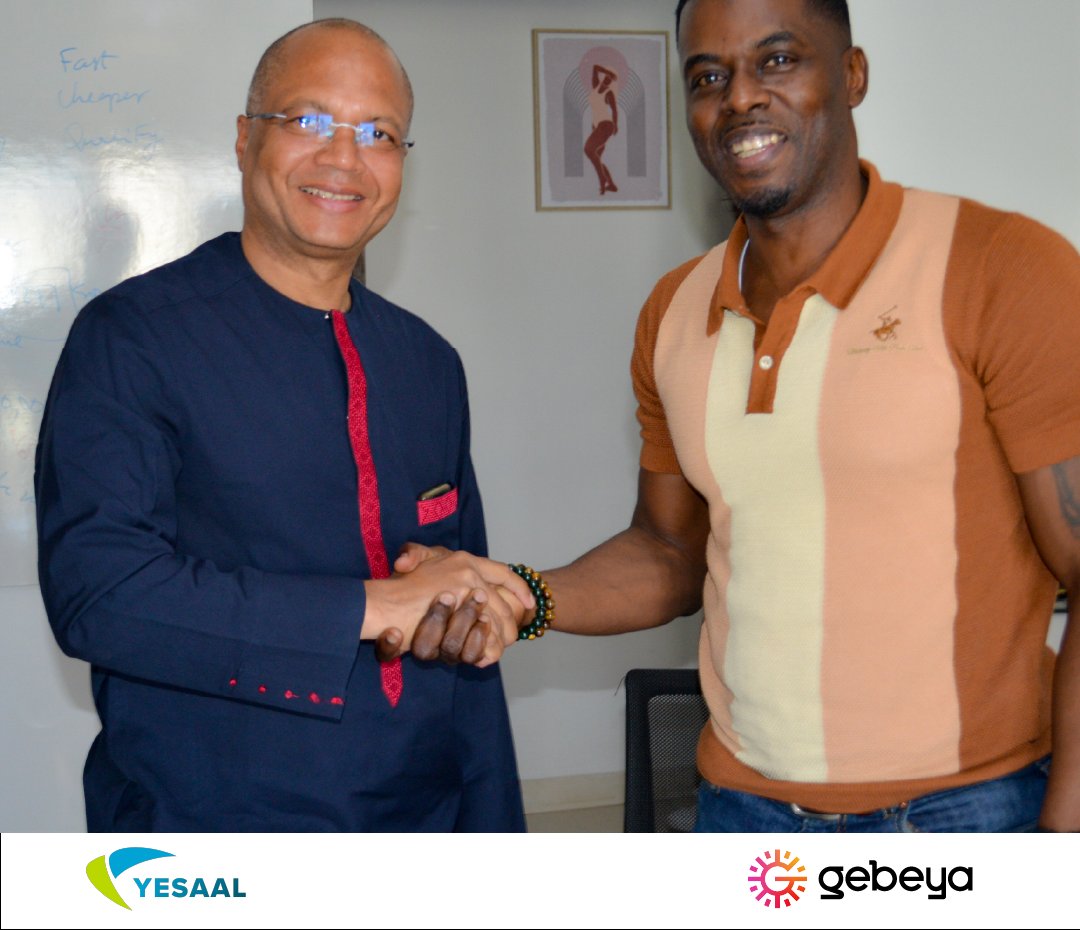 Gebeya Inc. partners with Yesaal, a gig marketplace in Dakar, Senegal. 

Combined efforts aim to disrupt the gig economy in Francophone West Africa, making Yesaal the largest aggregator of gig marketplaces with Gebeya's Talent Cloud technology. Looking forward to the partnership!