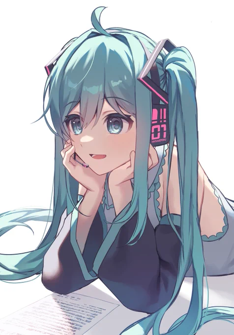 マスター、次はどんな曲ですか?#初音ミク 